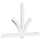 Ekena Millwork Redmond Architectural Grade PVC Gable Bracket, 108"W x 63"H x 4"D x 6"F, 14/12 Pitch GBP108X63X0406RED00 - alternate 1